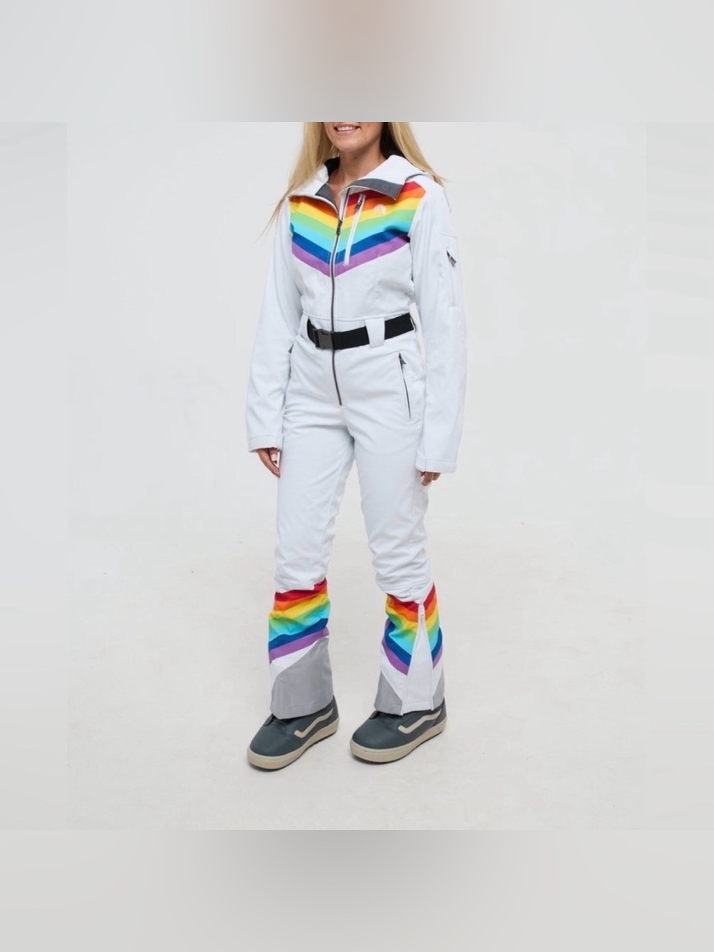 OOSC Rainbow Road Curved Women’s Ski Snow Suit Medium